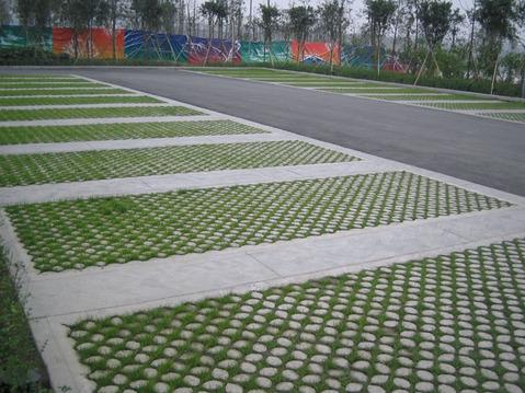 生態(tài)植草地坪停車(chē)場(chǎng)